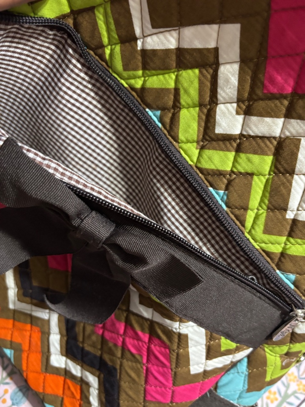 Chevron Bow Kids Backpack - Multicolor - Picture 7 of 7